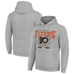 Philadelphia Flyers Starter Team Logo Graphic Fleece Tri-Blend Pullover Hoodie Online