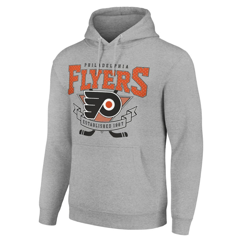 Philadelphia Flyers Starter Team Logo Graphic Fleece Tri-Blend Pullover Hoodie Online
