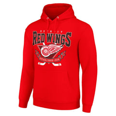Detroit Red Wings Starter Team Logo Graphic Fleece Tri-Blend Pullover Hoodie Sale