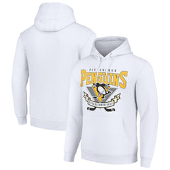 Pittsburgh Penguins Starter Team Logo Graphic Fleece Tri-Blend Pullover Hoodie Sale