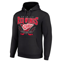 Detroit Red Wings Starter Team Logo Graphic Fleece Tri-Blend Pullover Hoodie Sale