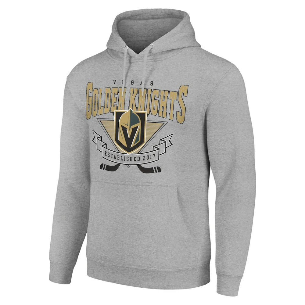 Vegas Golden Knights Starter Team Logo Graphic Fleece Tri-Blend Pullover Hoodie Outlet