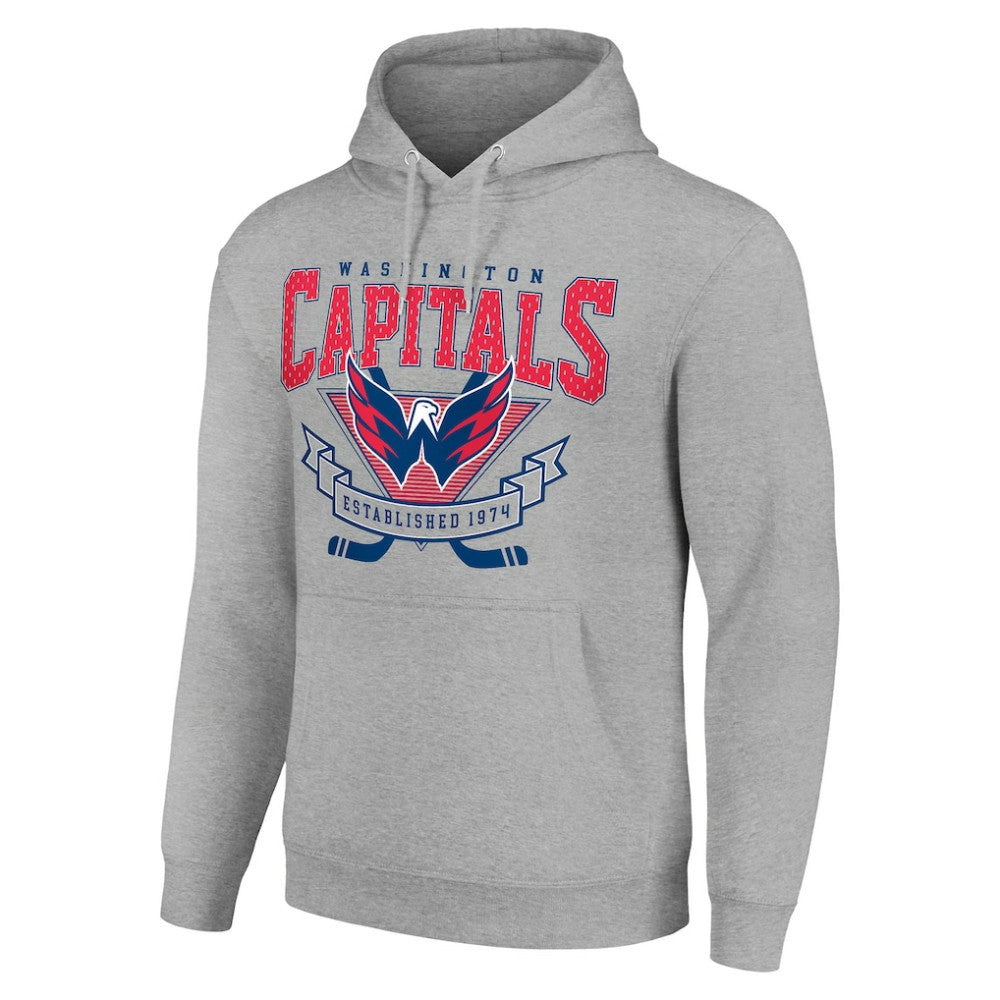 Washington Capitals Starter Team Logo Graphic Fleece Tri-Blend Pullover Hoodie Sale