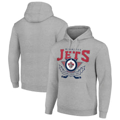 Winnipeg Jets Starter Team Logo Graphic Fleece Tri-Blend Pullover Hoodie Online