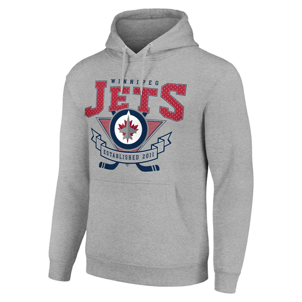 Winnipeg Jets Starter Team Logo Graphic Fleece Tri-Blend Pullover Hoodie Online