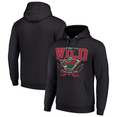 Minnesota Wild Starter Team Logo Graphic Fleece Tri-Blend Pullover Hoodie For Sale