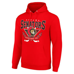 Ottawa Senators Starter Team Logo Graphic Fleece Tri-Blend Pullover Hoodie Discount