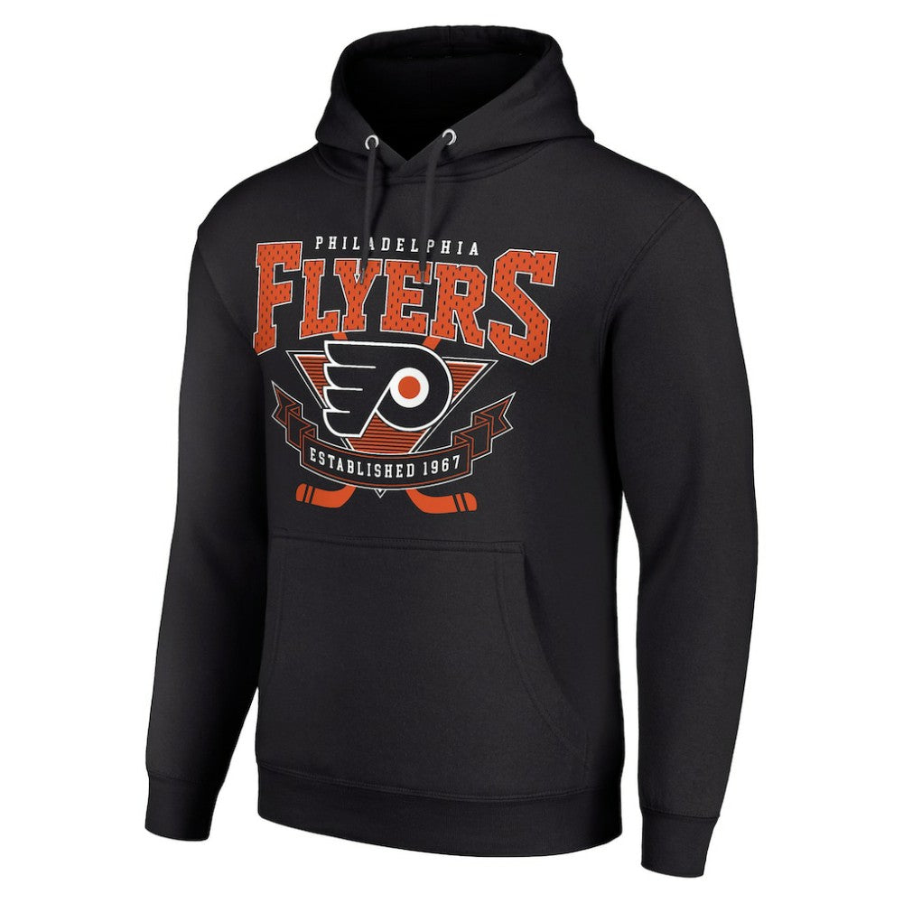 Philadelphia Flyers Starter Team Logo Graphic Fleece Tri-Blend Pullover Hoodie Sale