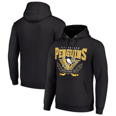Pittsburgh Penguins Starter Team Logo Graphic Fleece Tri-Blend Pullover Hoodie Discount