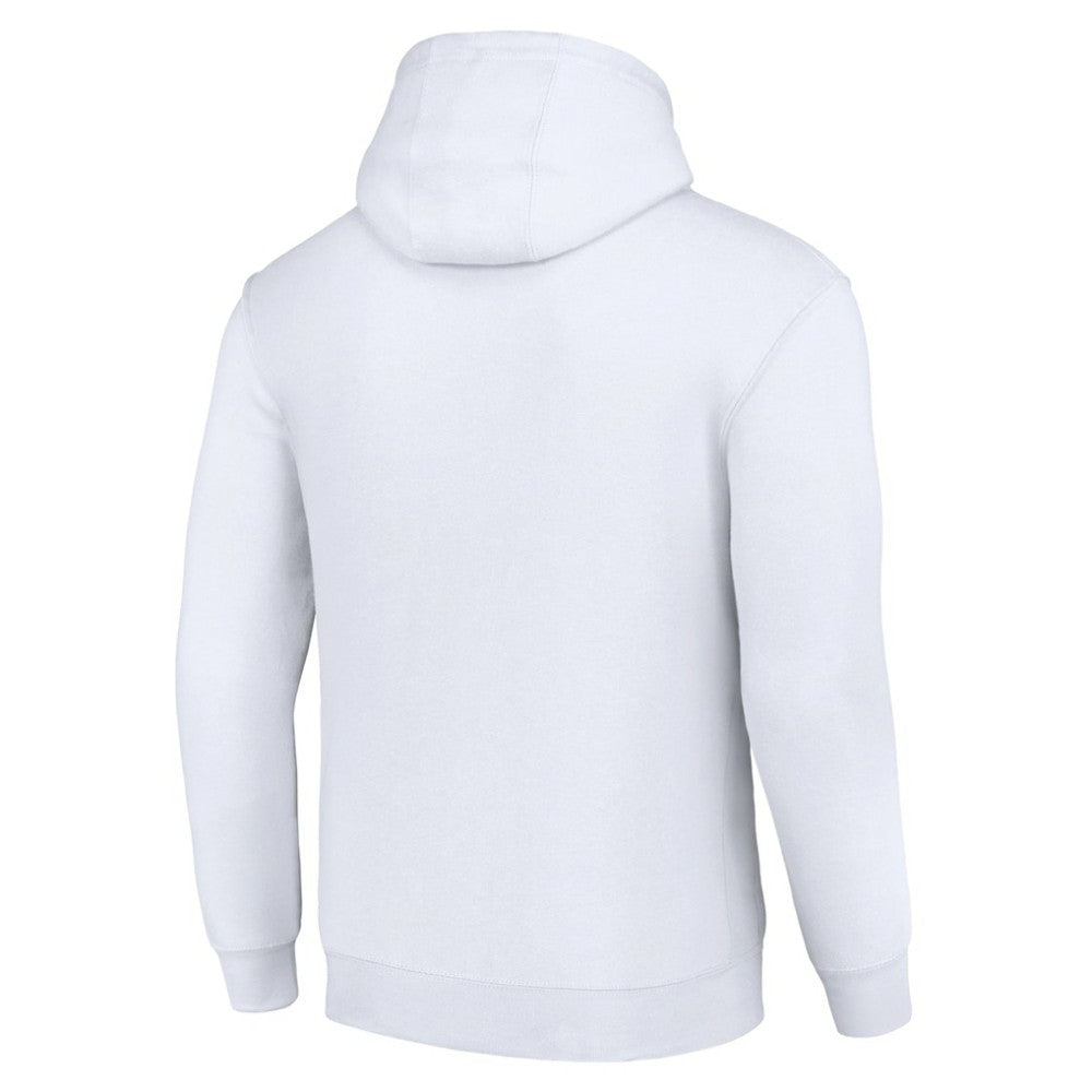 Edmonton Oilers Starter Team Logo Graphic Fleece Tri-Blend Pullover Hoodie Outlet