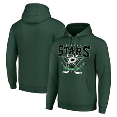 Dallas Stars Starter Team Logo Graphic Fleece Tri-Blend Pullover Hoodie Online