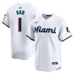 Miami Marlins Nike #1 Dad Home Limited Jersey | MLB Discount