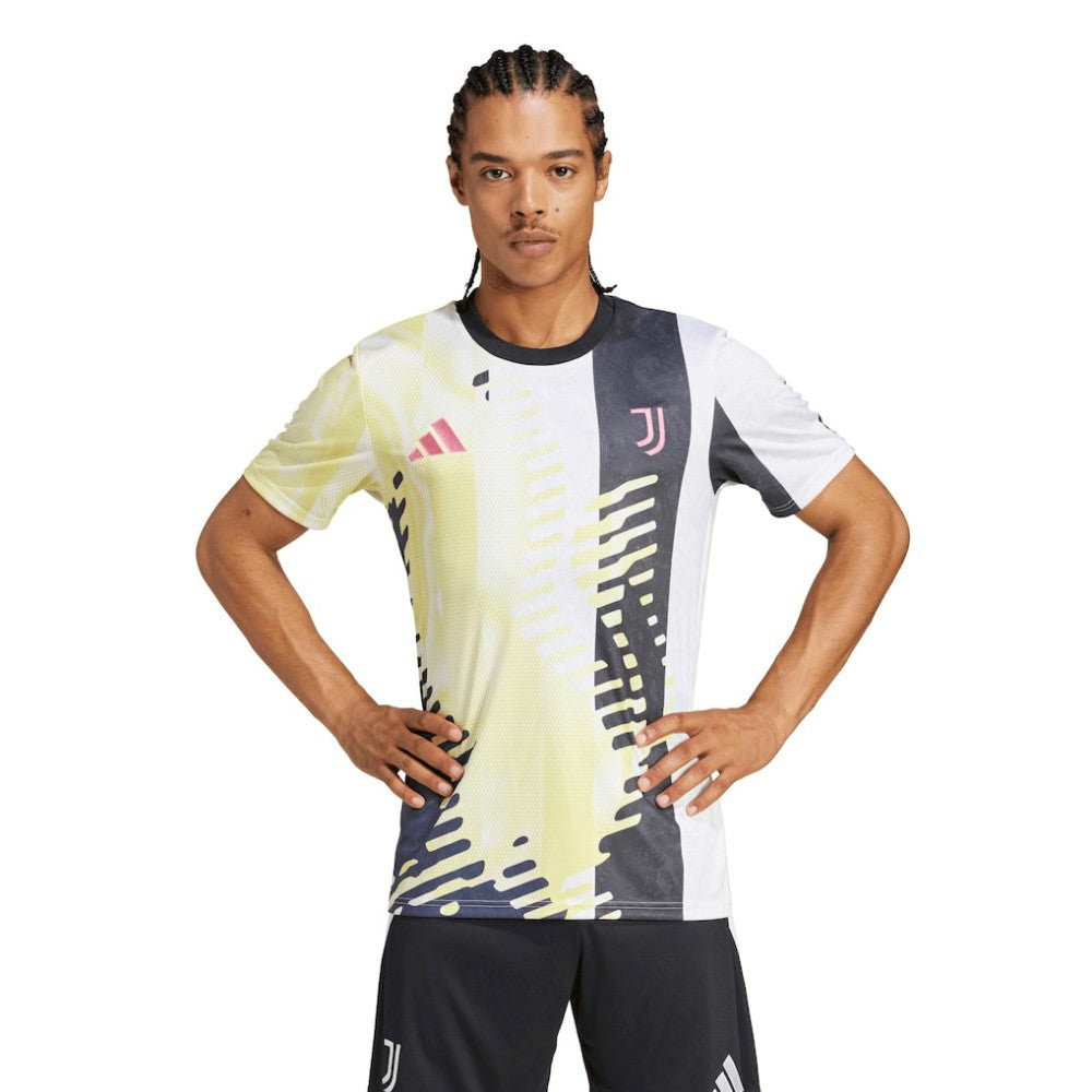 Juventus 2024/25 Pre-Match Top Yellow - Adidas