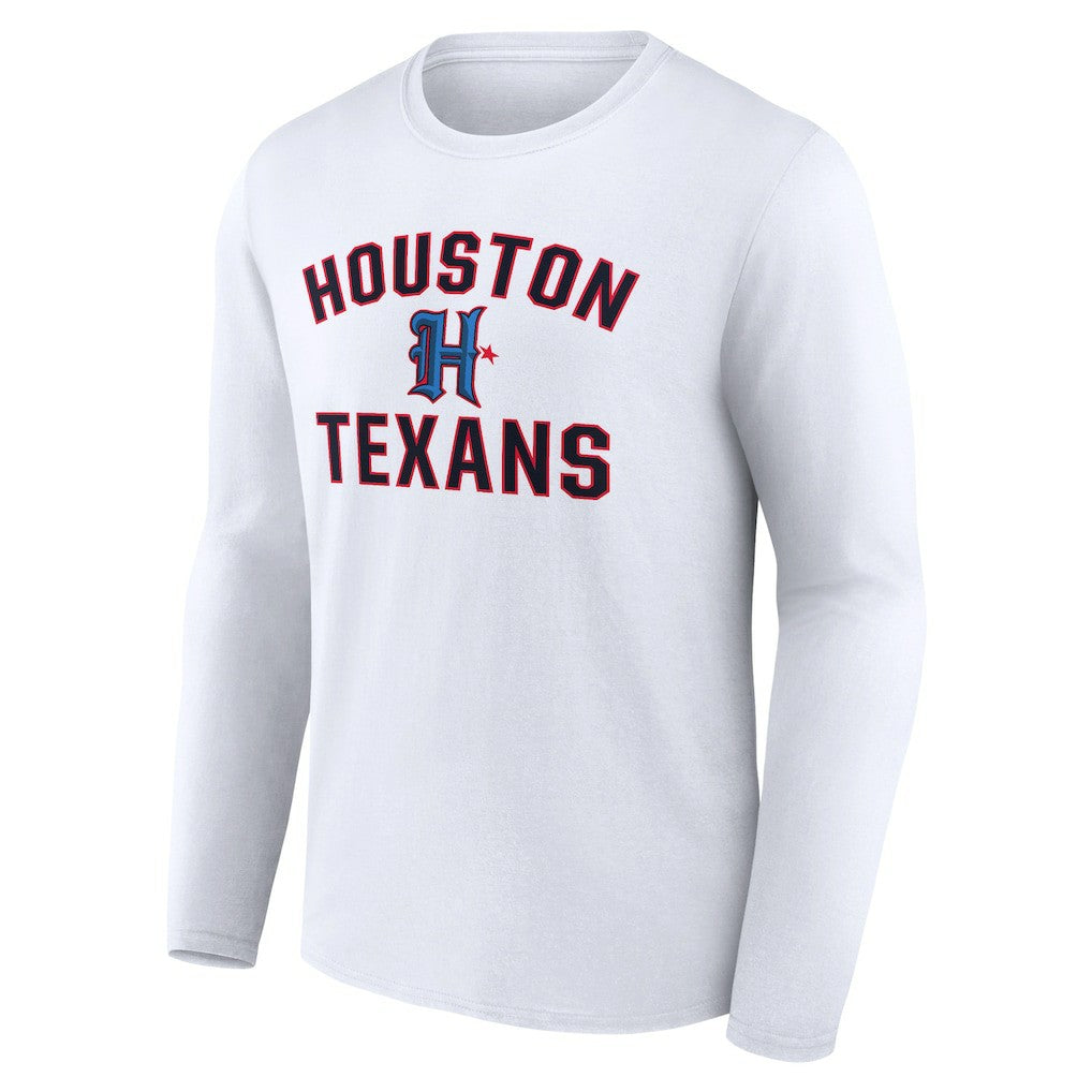 Houston Texans  Secondary Logo Victory Arch Long Sleeve T-Shirt
