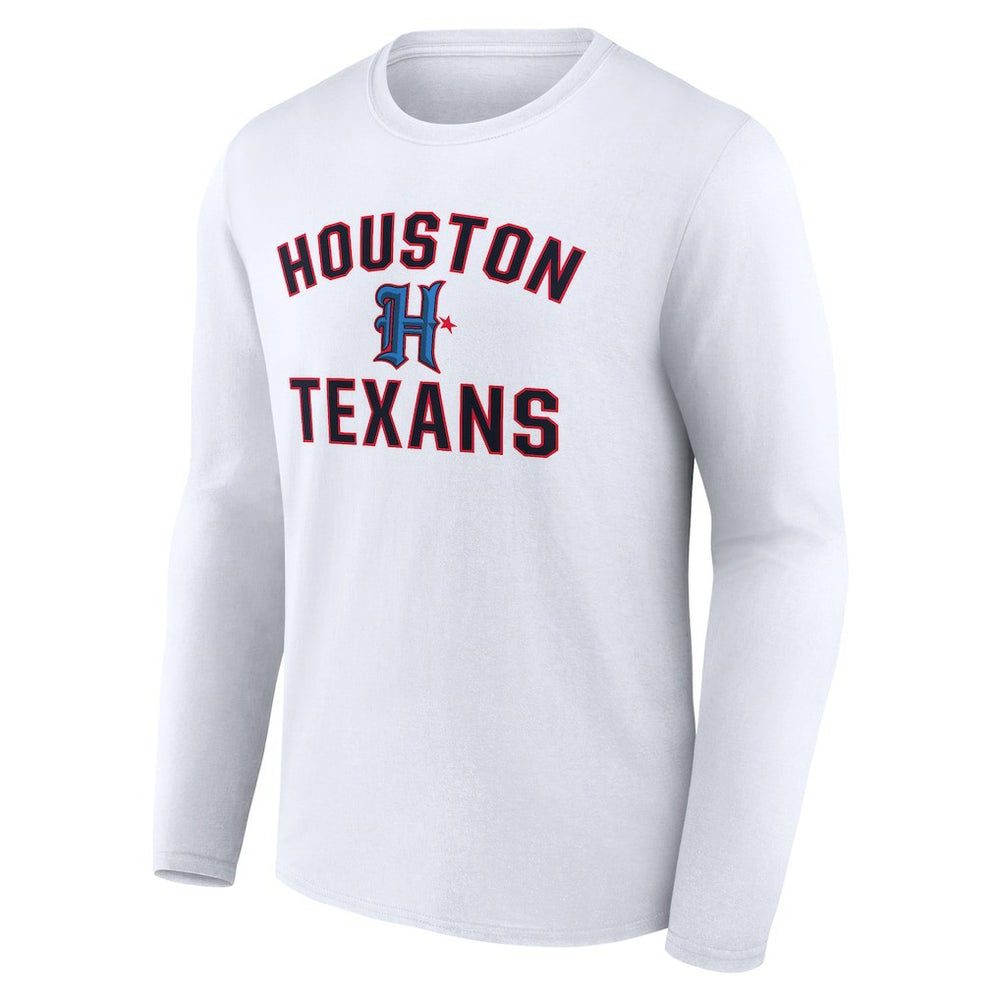 Houston Texans  Secondary Logo Victory Arch Long Sleeve T-Shirt