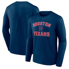 Houston Texans  Secondary Logo Victory Arch Long Sleeve T-Shirt
