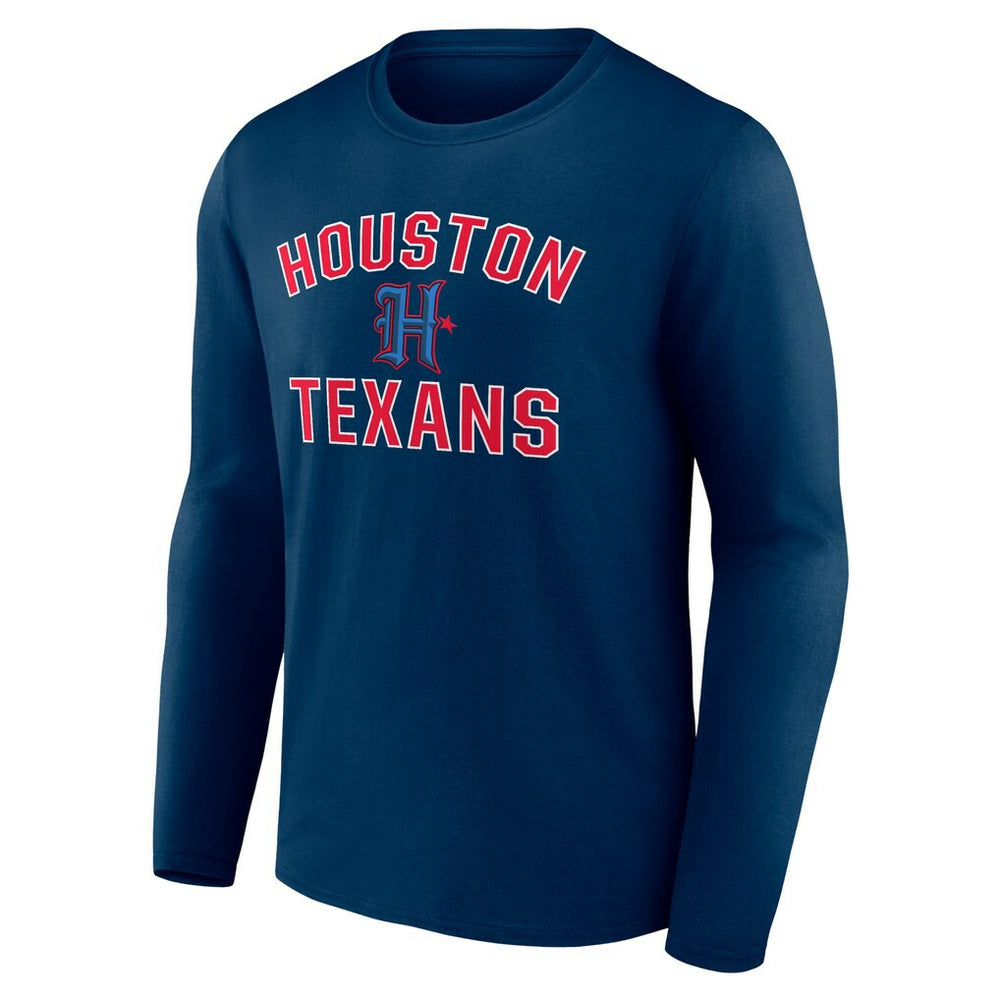 Houston Texans  Secondary Logo Victory Arch Long Sleeve T-Shirt