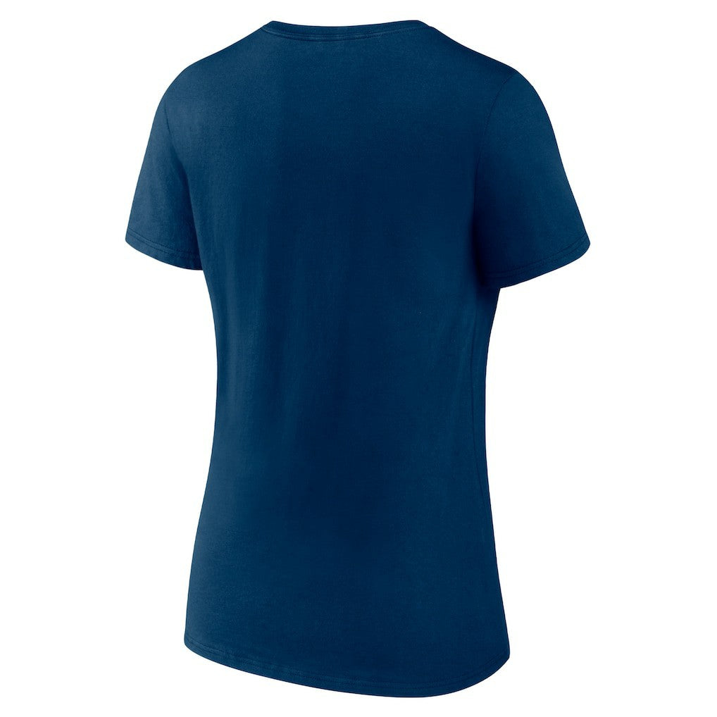 Houston Texans  Women's Secondary Logo Victory Arch V-Neck T-Shirt