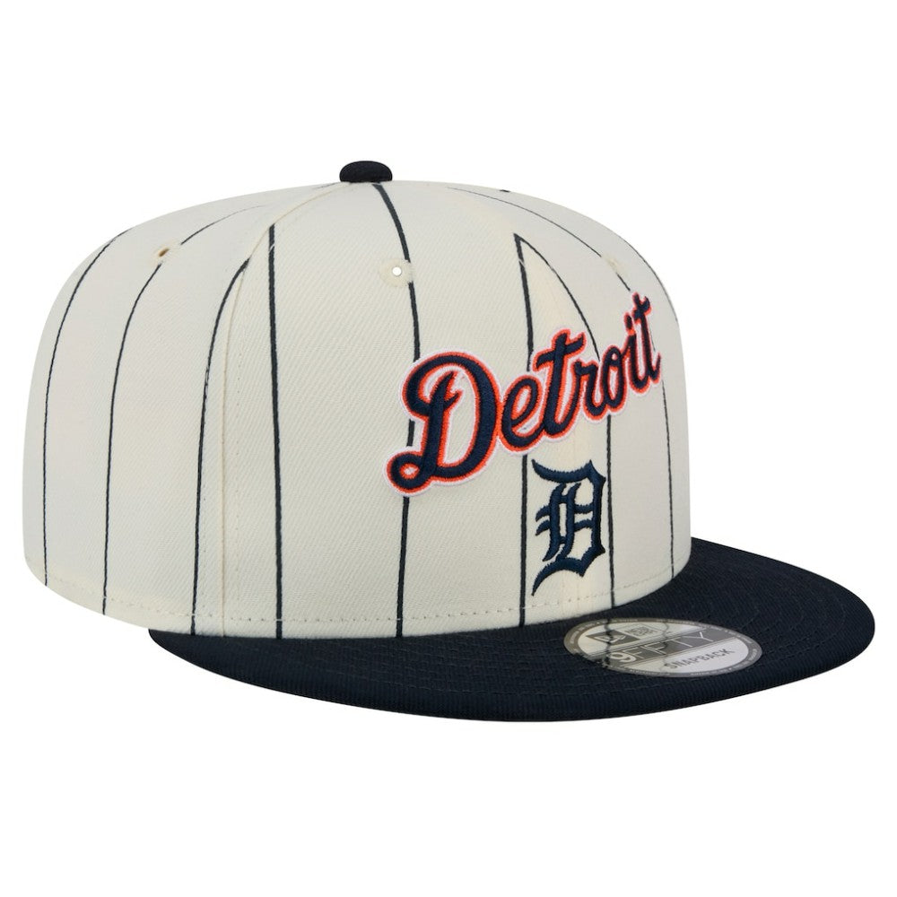 Detroit Tigers New Era Jersey Pinstripe 9FIFTY Snapback Hat | MLB Outlet