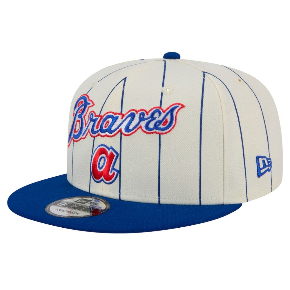 Atlanta Braves New Era Jersey Pinstripe 9FIFTY Snapback Hat | MLB Sale