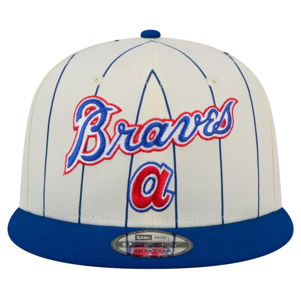 Atlanta Braves New Era Jersey Pinstripe 9FIFTY Snapback Hat | MLB Sale