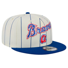 Atlanta Braves New Era Jersey Pinstripe 9FIFTY Snapback Hat | MLB Sale