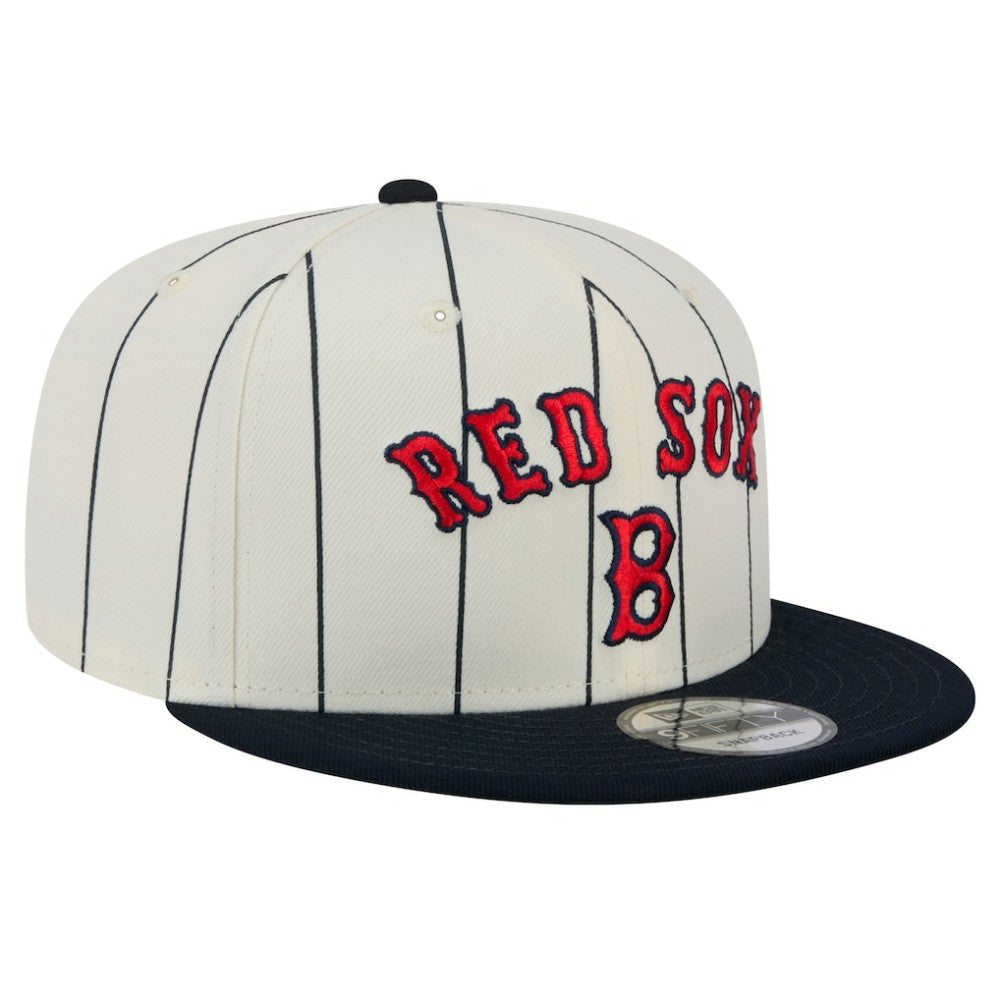 Boston Red Sox New Era Jersey Pinstripe 9FIFTY Snapback Hat | MLB New