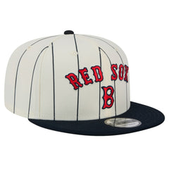 Boston Red Sox New Era Jersey Pinstripe 9FIFTY Snapback Hat | MLB New