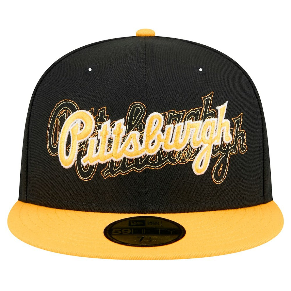 Pittsburgh Pirates New Era Shadow Stitch 59FIFTY Fitted Hat | MLB Outlet