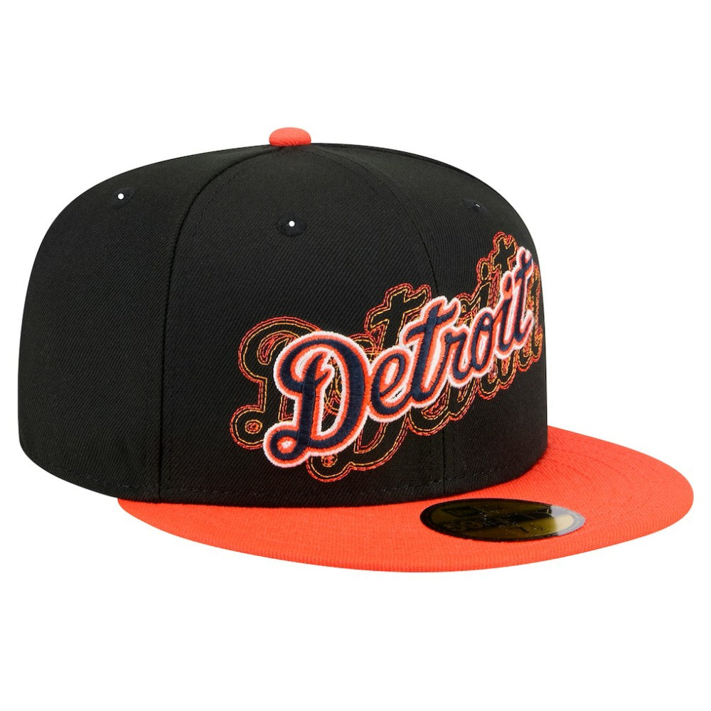 Detroit Tigers New Era Shadow Stitch 59FIFTY Fitted Hat | MLB On Sale