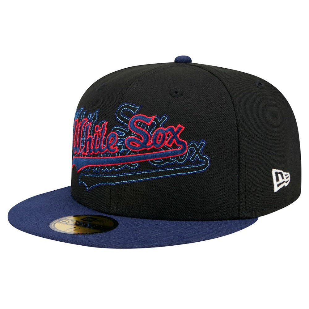 Chicago White Sox New Era Shadow Stitch 59FIFTY Fitted Hat | MLB Sale