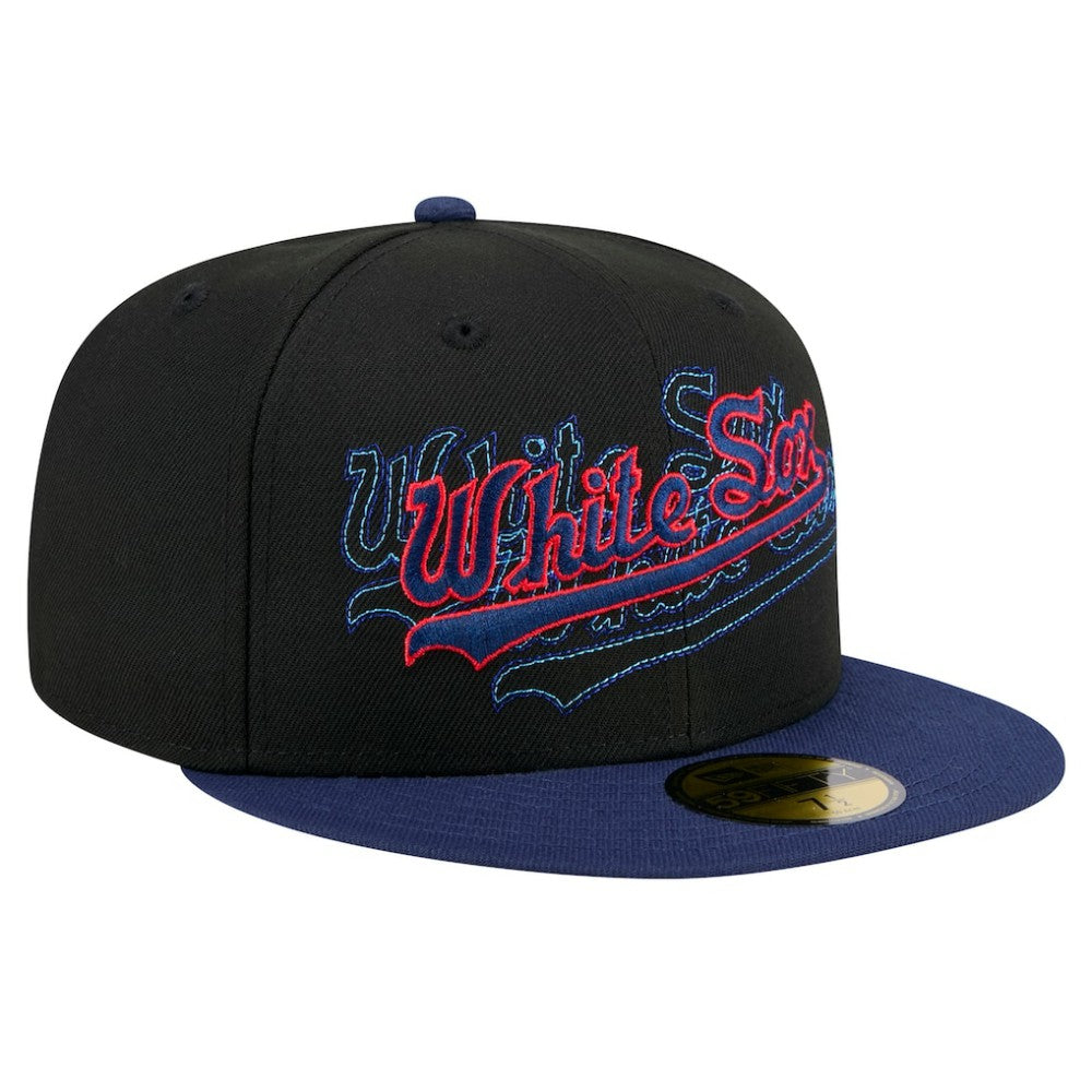 Chicago White Sox New Era Shadow Stitch 59FIFTY Fitted Hat | MLB Sale