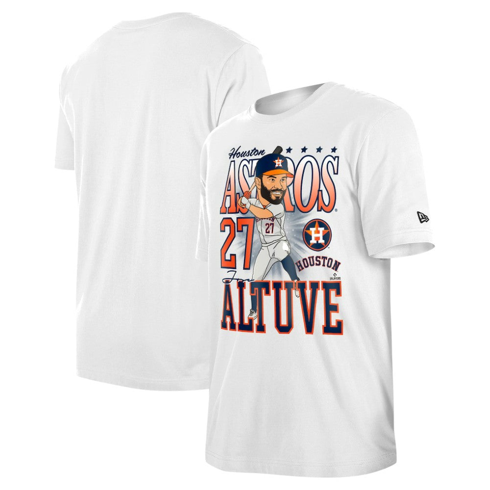 Jose Altuve Houston Astros New Era Caricature T-Shirt | MLB Discount