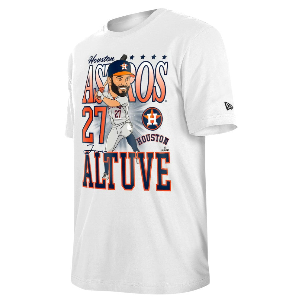 Jose Altuve Houston Astros New Era Caricature T-Shirt | MLB Discount