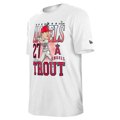 Mike Trout Los Angeles Angels New Era Caricature T-Shirt | MLB Discount
