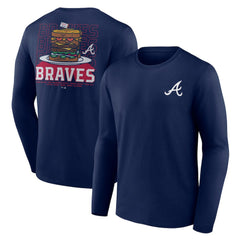 Atlanta Braves Blooper Burger Long Sleeve T-Shirt | MLB Shop