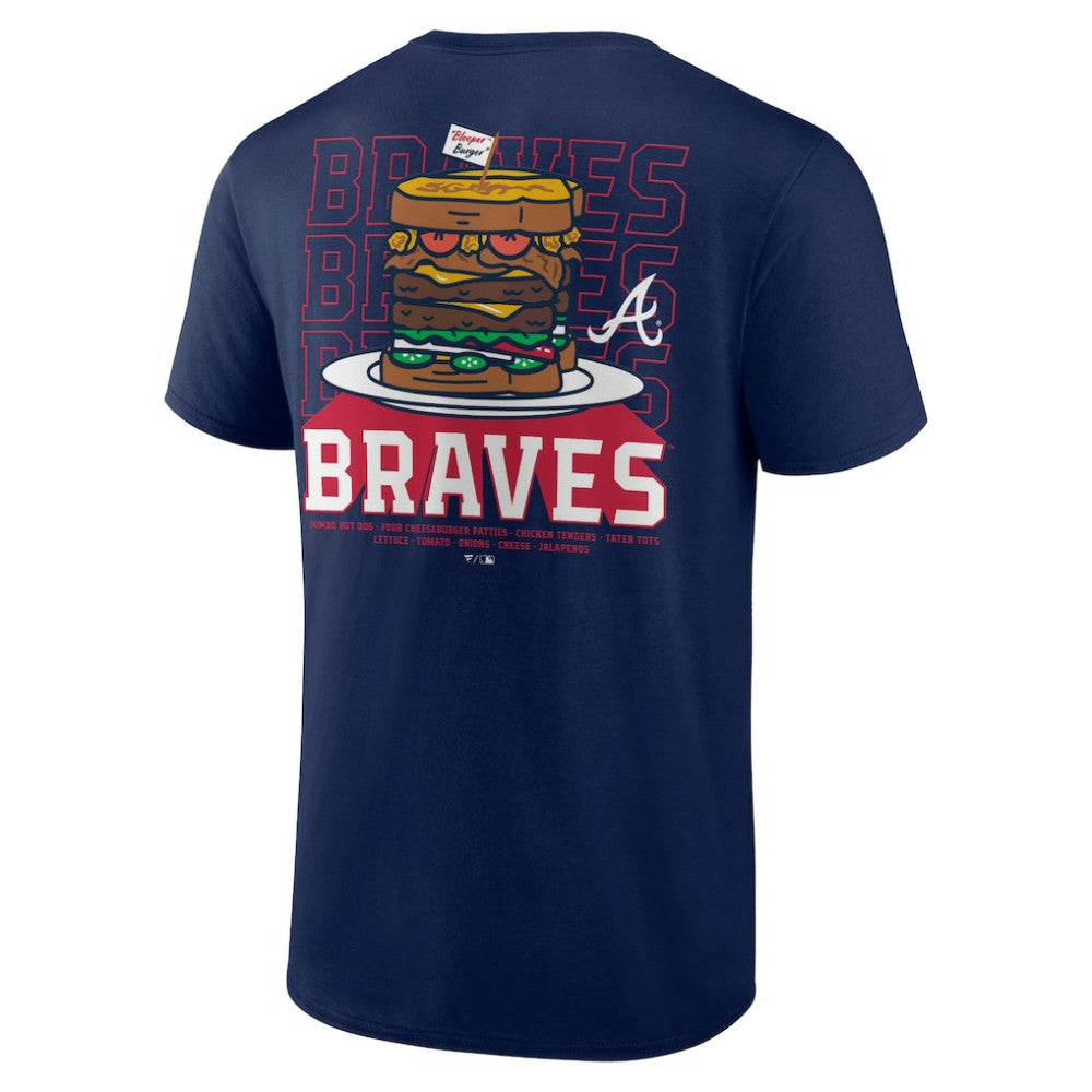 Atlanta Braves Blooper Burger T-Shirt | MLB Discount