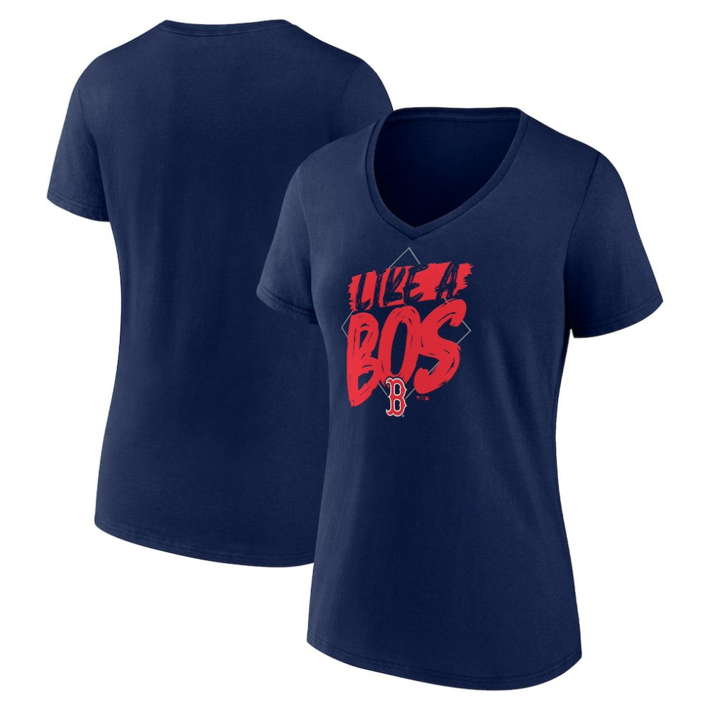 Boston Red Sox Women's Like a BOS V-Neck T-Shirt | MLB Sale