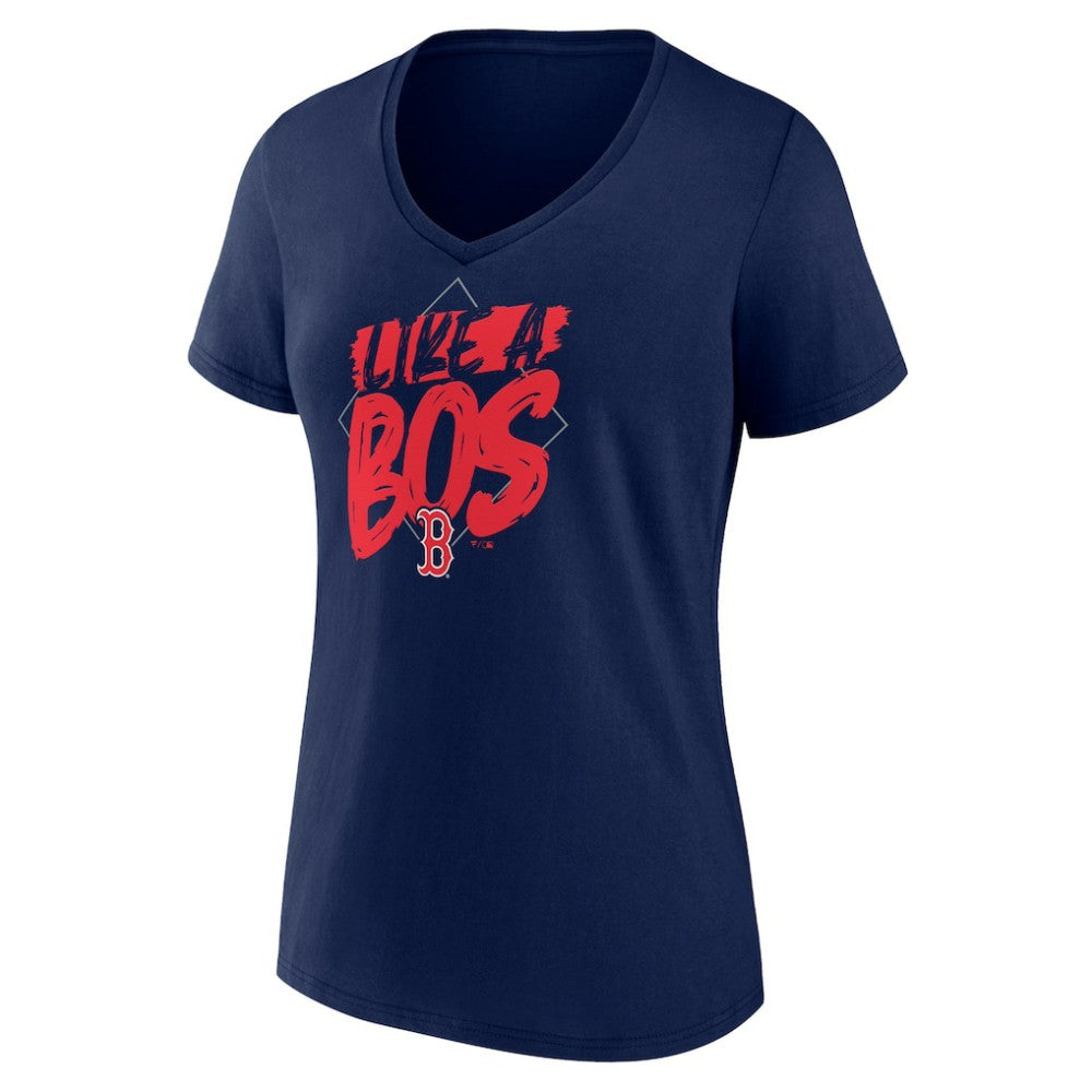 Boston Red Sox Women's Like a BOS V-Neck T-Shirt | MLB Sale
