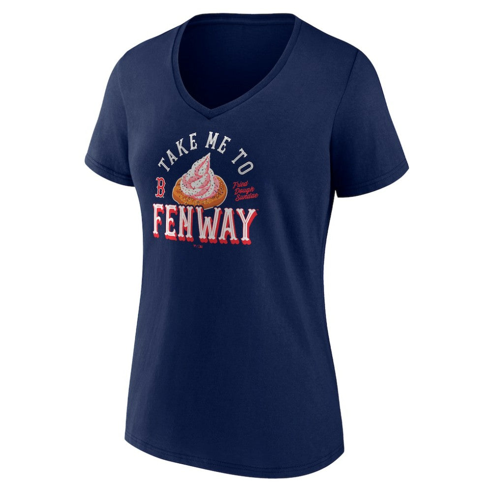 Boston Red Sox Women's Take Me to Fenway V-Neck T-Shirt | MLB Outlet