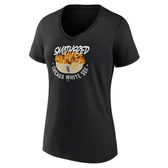 Chicago White Sox Women's Smothered Fries V-Neck T-Shirt | MLB On Sale
