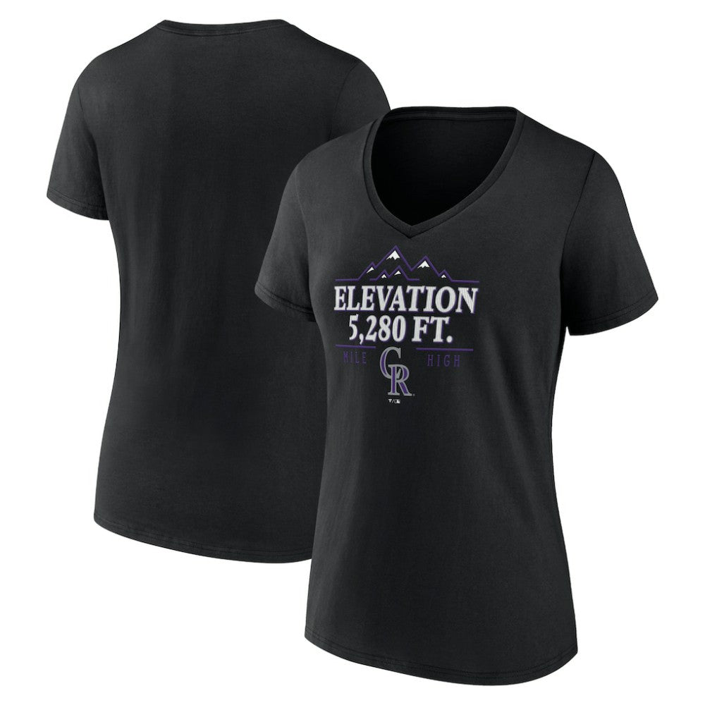 Colorado Rockies Women's Elevation V-Neck T-Shirt | MLB Sale