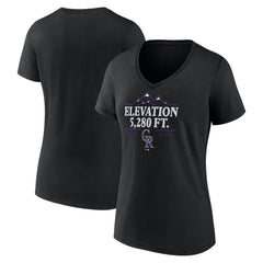 Colorado Rockies Women's Elevation V-Neck T-Shirt | MLB Sale