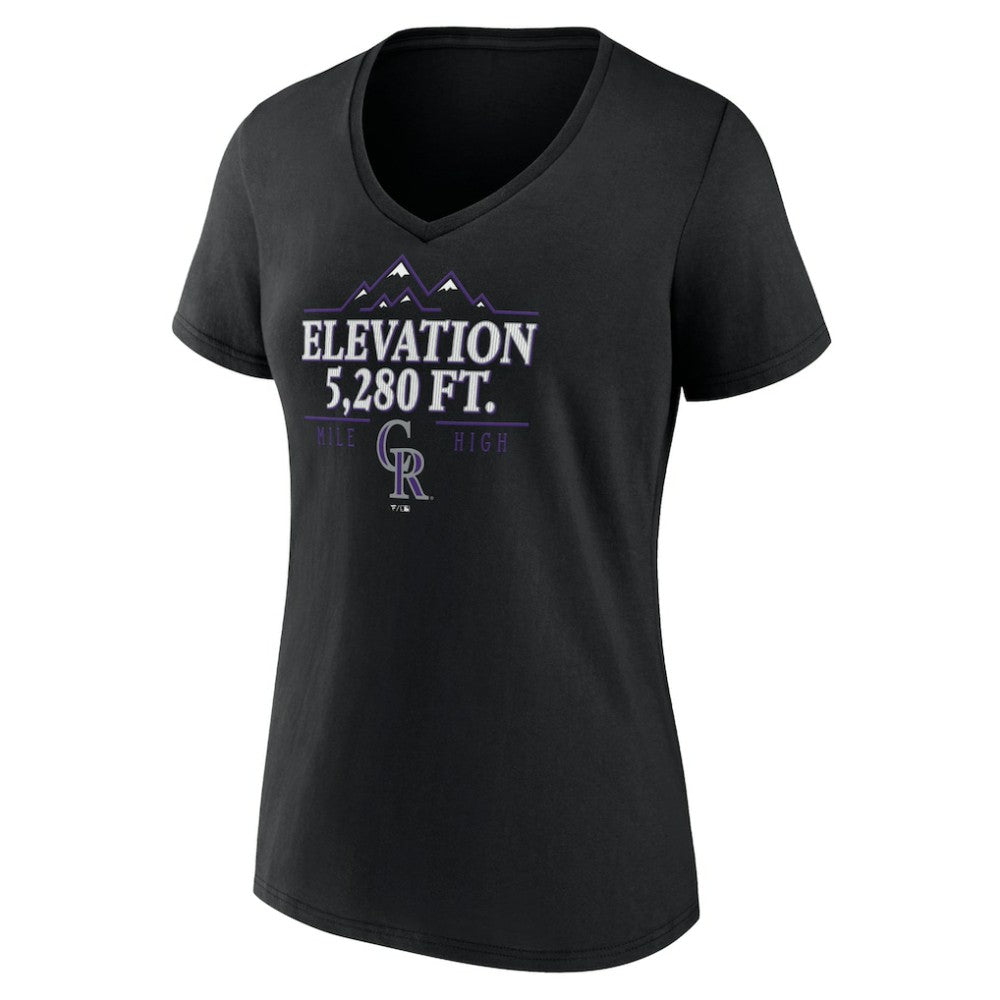 Colorado Rockies Women's Elevation V-Neck T-Shirt | MLB Sale