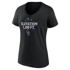 Colorado Rockies Women's Elevation V-Neck T-Shirt | MLB Sale