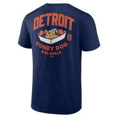 Detroit Tigers Coney Dog Egg Rolls T-Shirt | MLB Shop