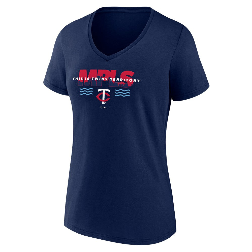 Minnesota Twins Women's Territory V-Neck T-Shirt | MLB Near me