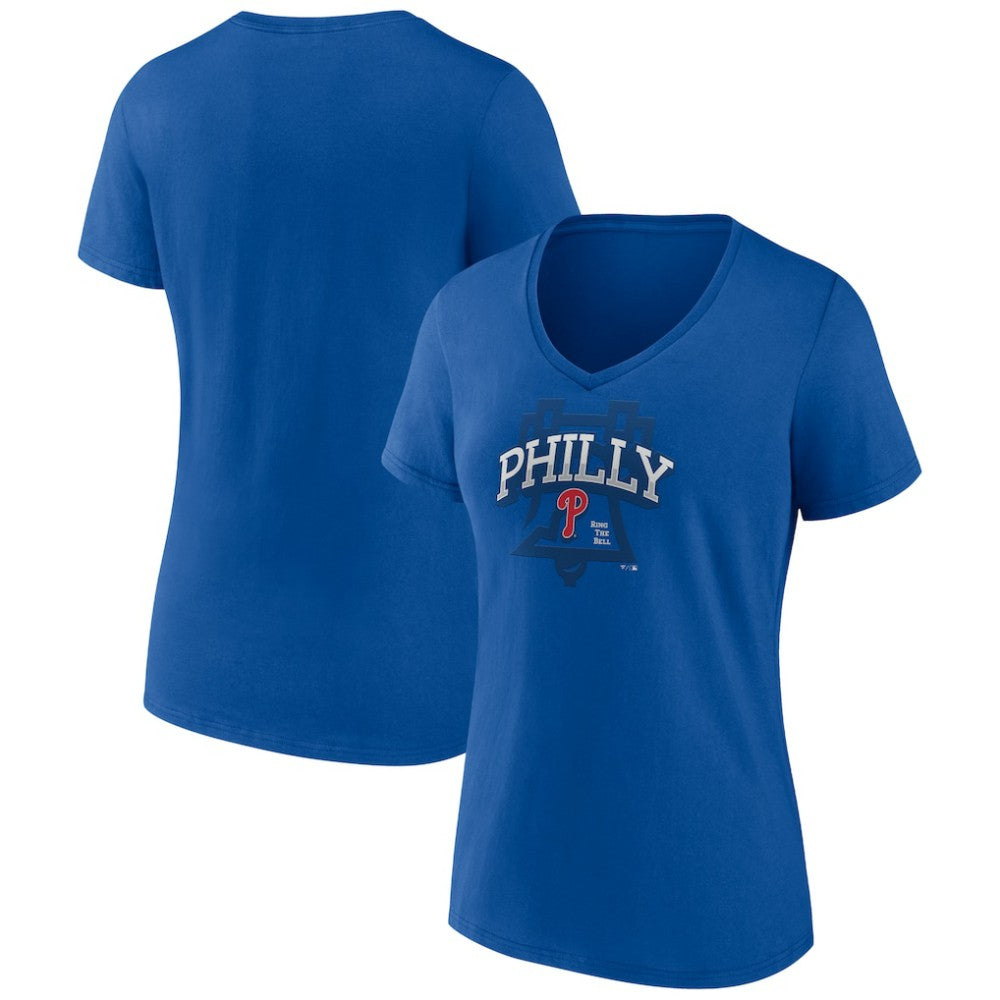 Philadelphia Phillies Women's Philly Cotton V-Neck T-Shirt | MLB Online