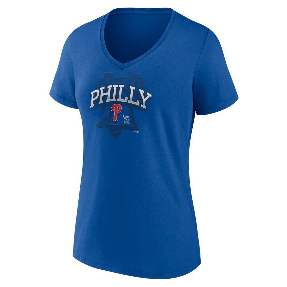 Philadelphia Phillies Women's Philly Cotton V-Neck T-Shirt | MLB Online