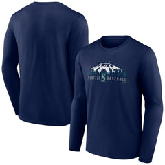 Seattle Mariners Mountains Long Sleeve T-Shirt | MLB Discount